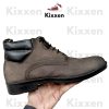 Premium Stone Gray Oil-Tanned Leather Derby Boot – Men’s Lace-Up Boot