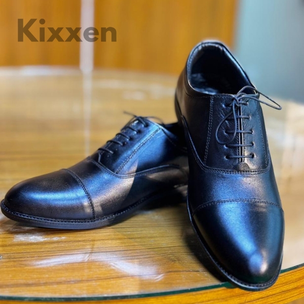 Kixxen Genuine Leather Oxford Formal Shoes for Men – Premium Office Wear