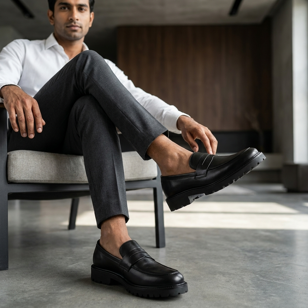Kixxen Chunky Sole Loafer - Image 4