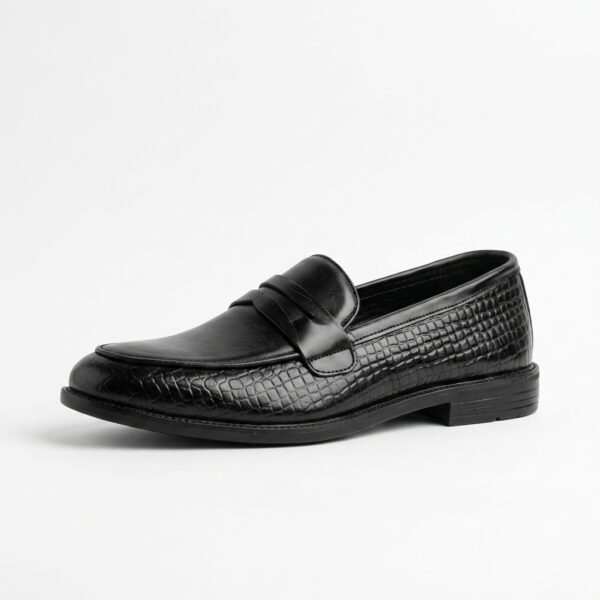 Kixxen Onyx Croc premium penny loafers in bangladesh