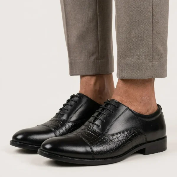 Black formal shoe for men in Bangladesh