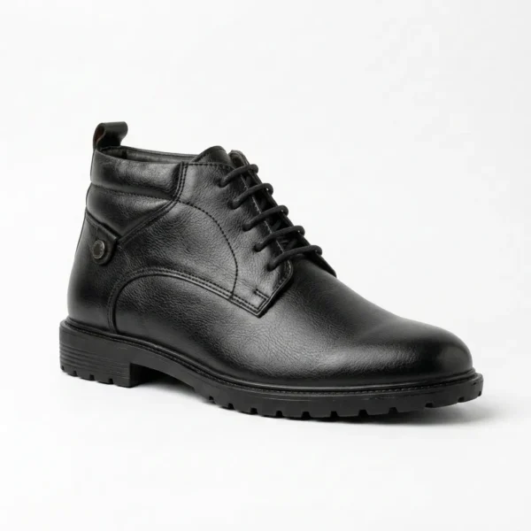 Black casual boot for men in Bangladesh