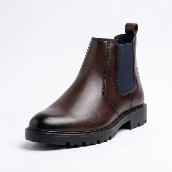 chelsea boot price in bangladesh - chocolate leather chelsea boot by Kixxen
